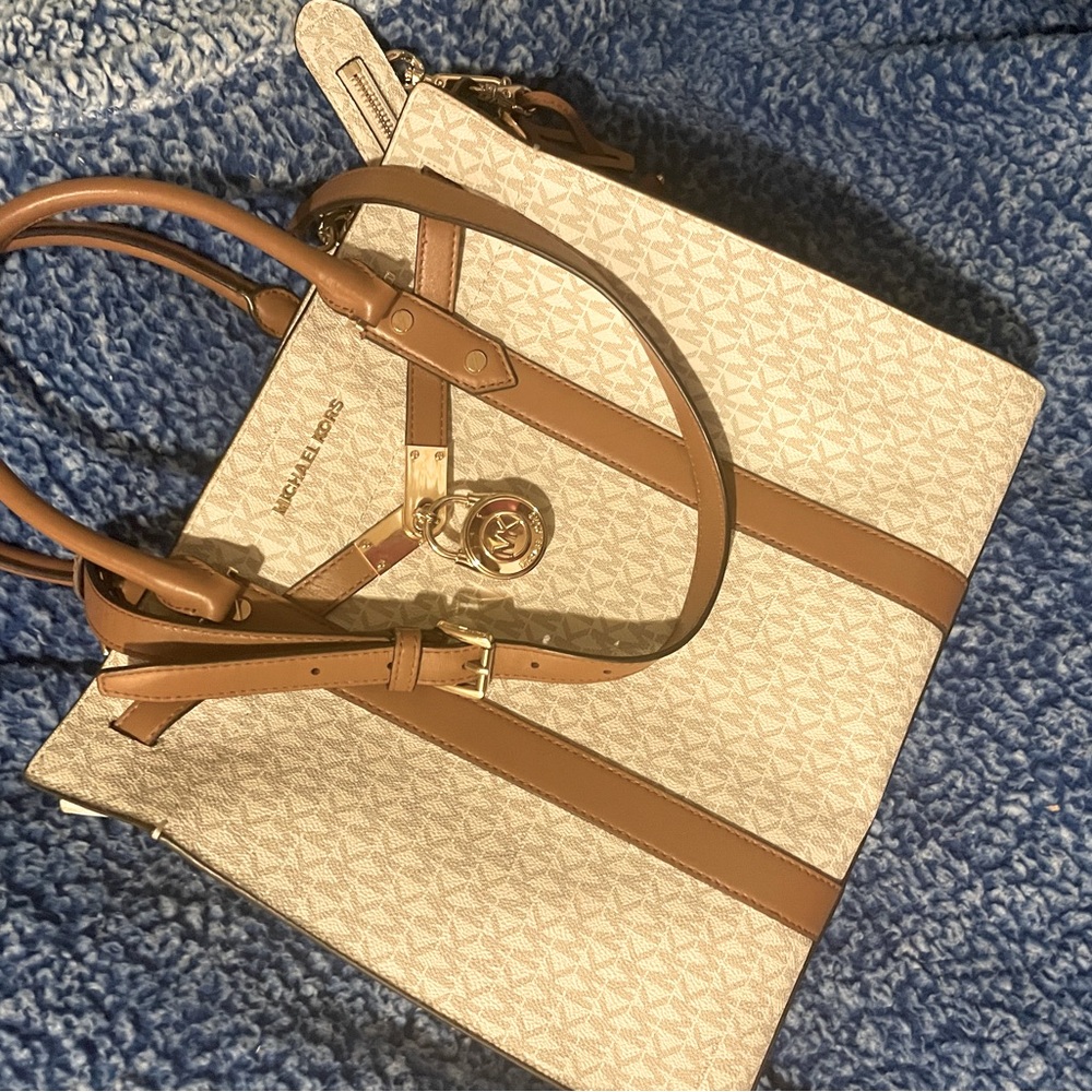 New with tags MK large crossbody bag, price tag still on it